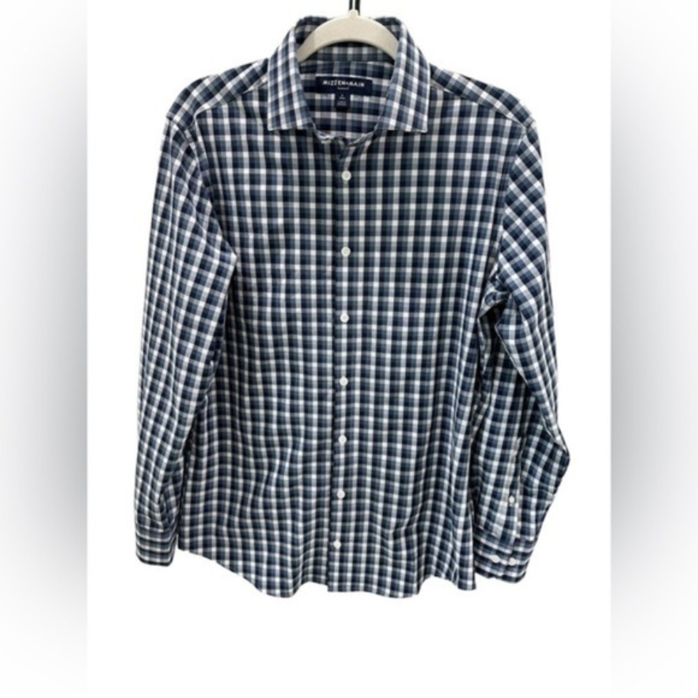 Mizzen + Main Leeward Shirt Mens Checkered Long Sleeve Button Up